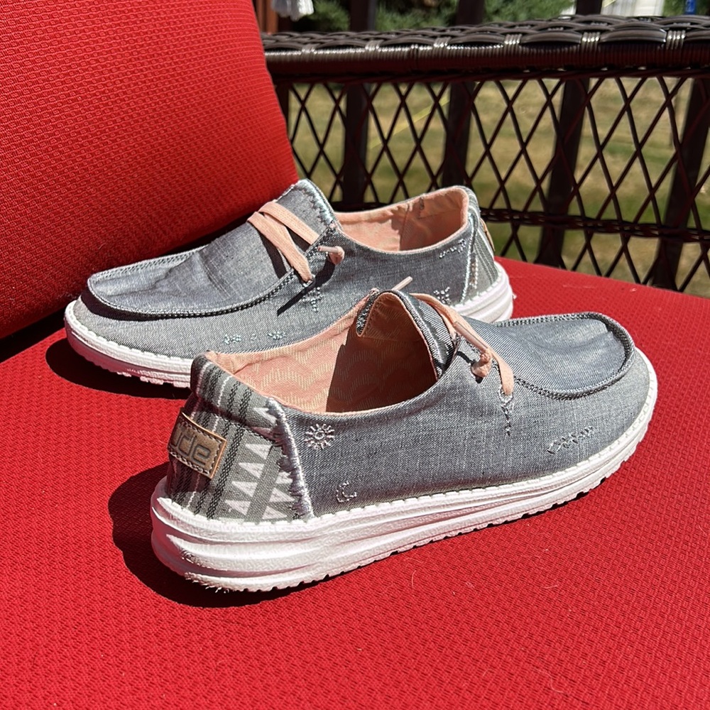 Casual Gray Slip-On Shoes